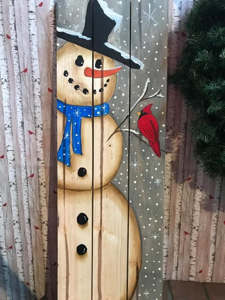 Snowman Porch Leaner – Tarasco’s