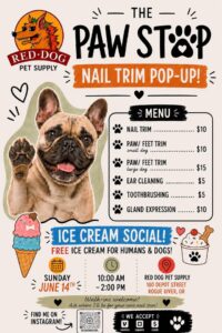 Nail Trim + Ice Cream Social!