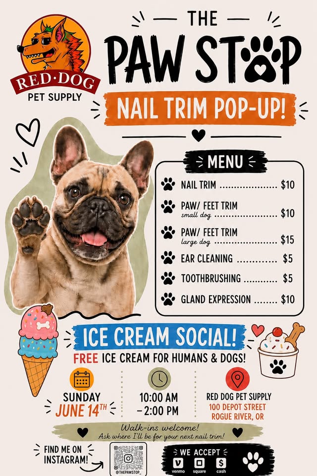 Nail Trim + Ice Cream Social!