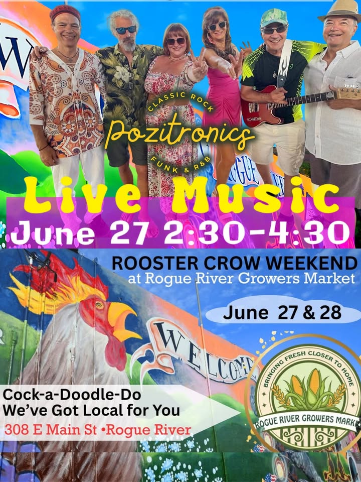 The Pozitronics play the Rogue River Rooster Crow Festival